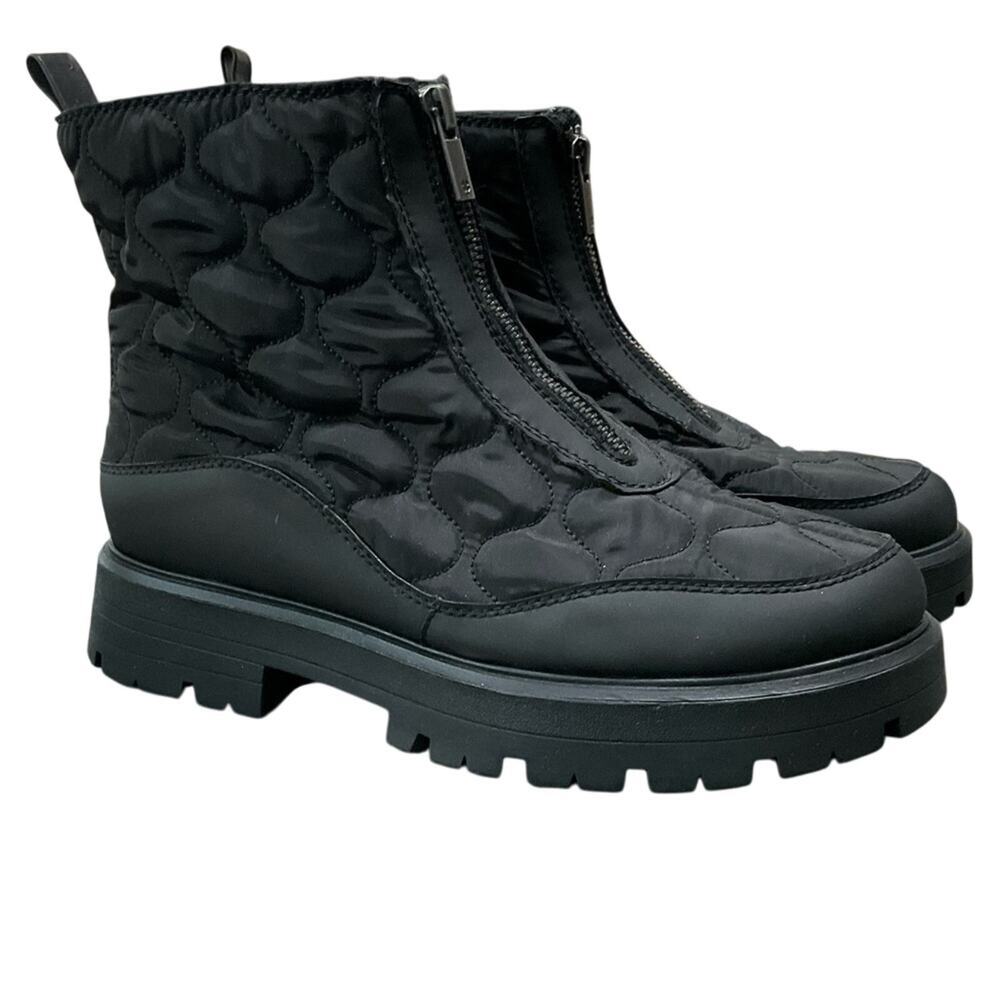 Lucky Brand Women's Boots Ankle Black Quilted Size 9 NEW